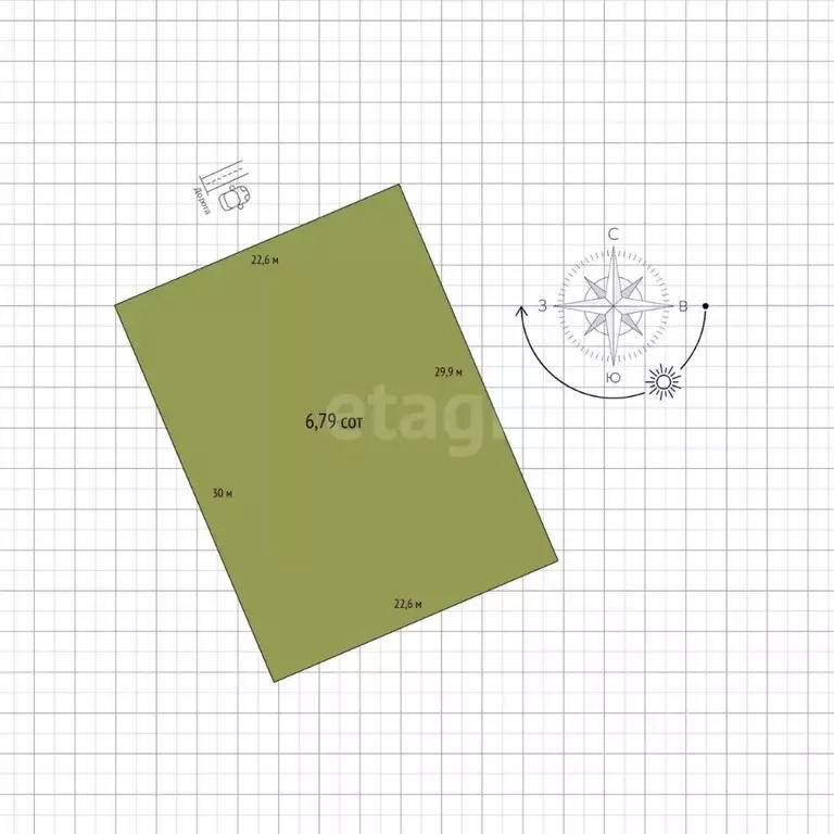 Участок в Адыгея, Майкоп Низпоташная ул. (6.8 сот.) - Фото 2