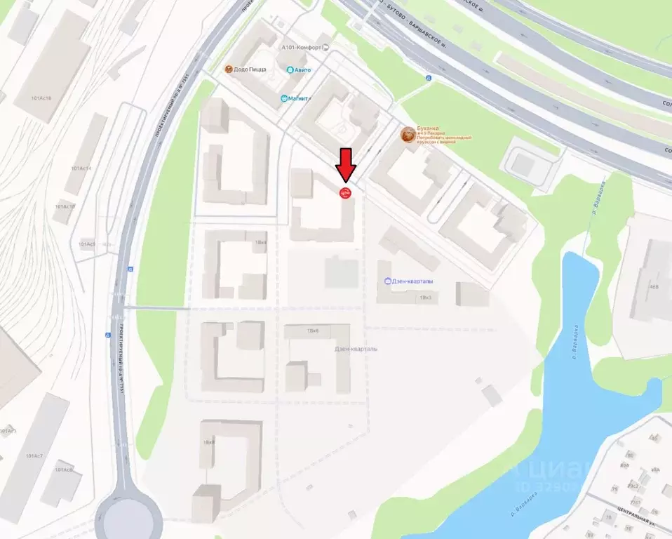 Помещение свободного назначения в Москва Дзен-кварталы жилой комплекс, ... - Фото 1