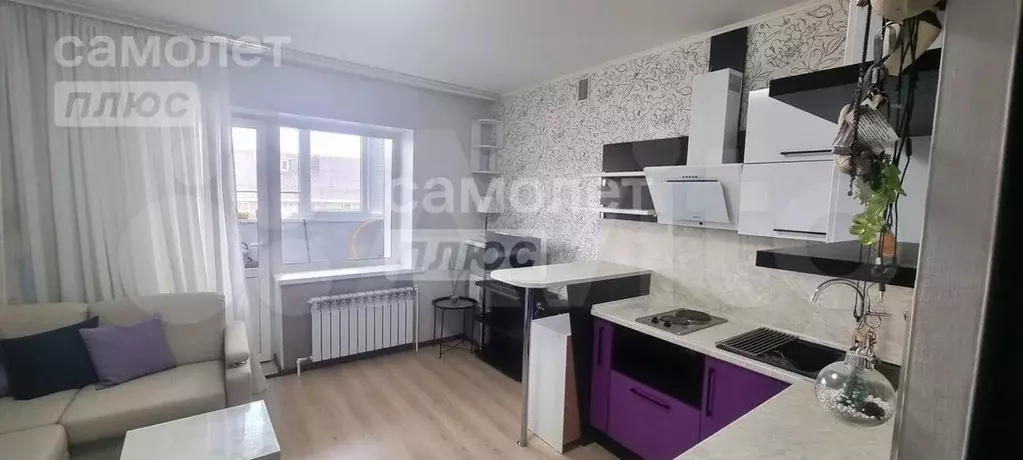 Квартира-студия, 22,8м, 4/4эт. - Фото 1