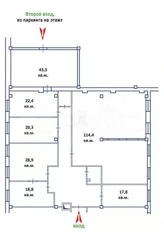 Офис (317 м) - Фото 1