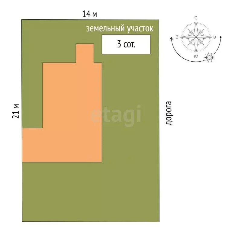 Дом в хутор Красный Крым, Олимпийская улица (125 м) - Фото 0