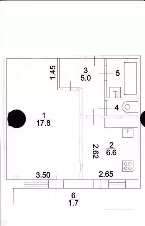 1-к кв. Тверская область, Тверь пл. Славы, 1 (32.6 м) - Фото 1
