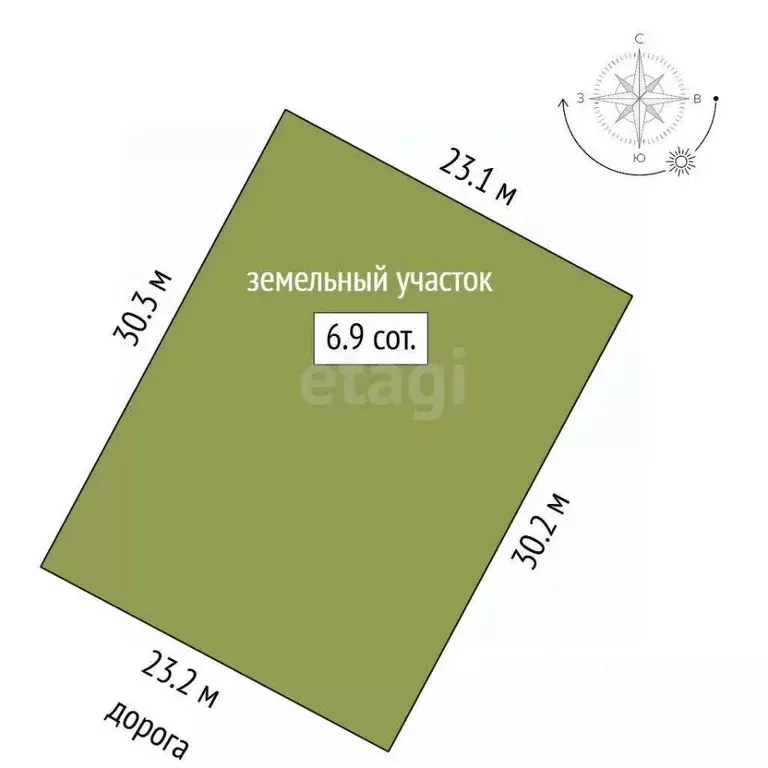 Участок в Мордовия, Лямбирский район, Берсеневское с/пос, Альтерра кп  ... - Фото 2