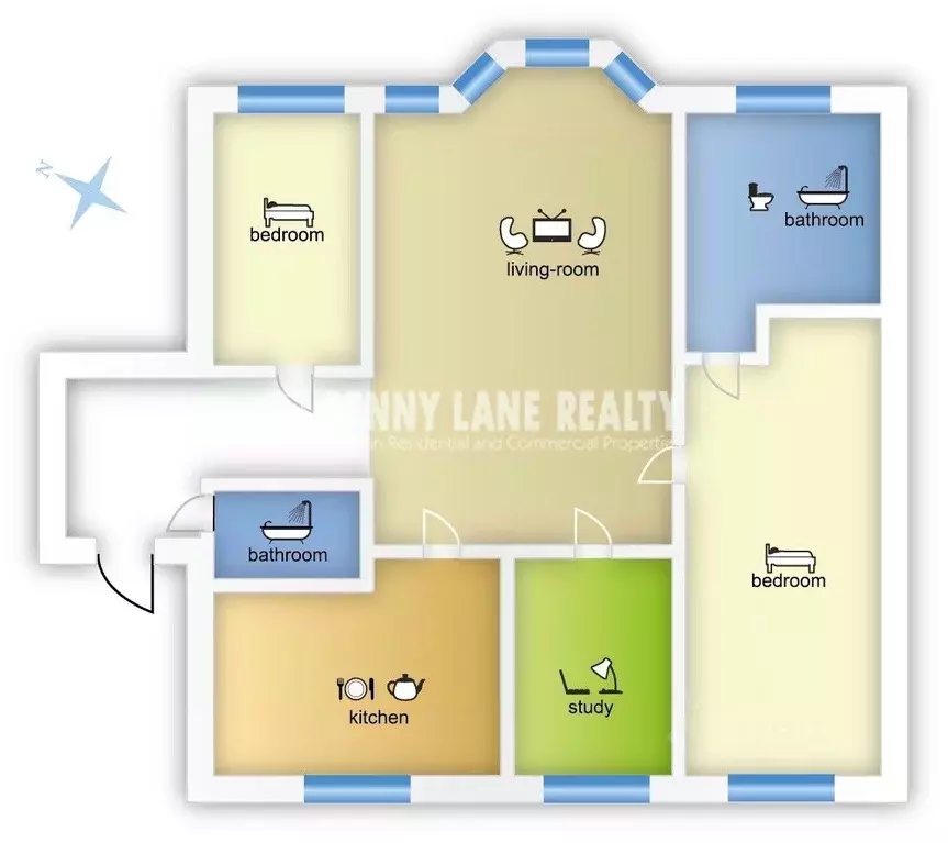 4-к кв. Москва ул. Знаменка, 15 (157.0 м) - Фото 2