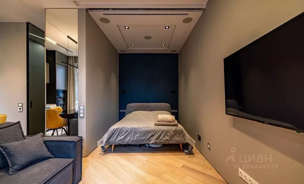 Студия Москва Красноказарменная ул., 14Ак2 (37.6 м) - Фото 1