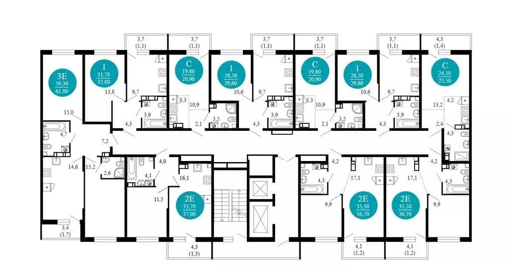 1-к кв. Краснодарский край, Сочи Кудепста мкр, Флора жилой комплекс ... - Фото 2