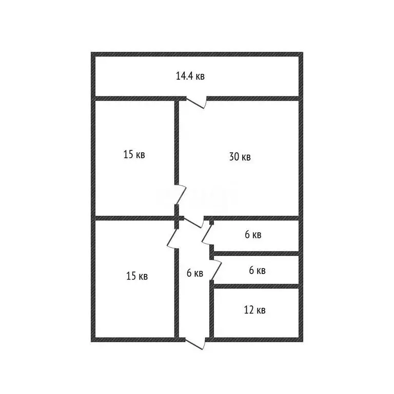 3-комнатная квартира: Махачкала, улица Амирханова, 30 (200 м) - Фото 1