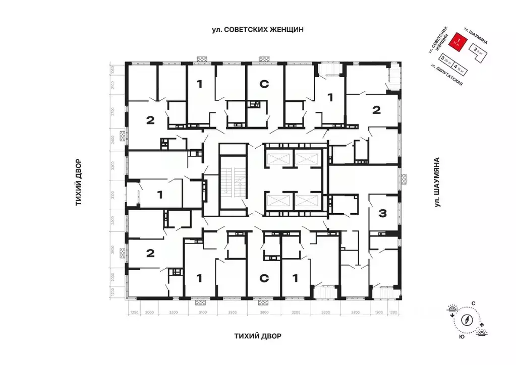 1-к кв. Свердловская область, Екатеринбург ул. Шаумяна, 11 (37.56 м) - Фото 2