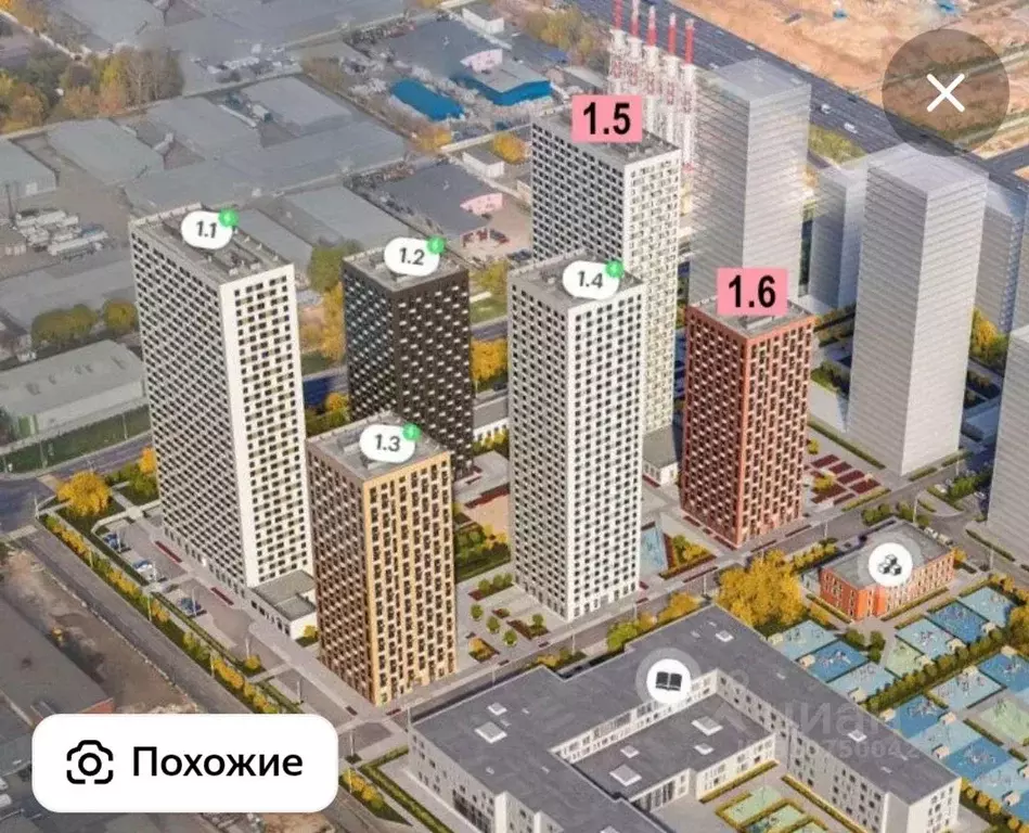 1-к кв. Москва Кавказский бул., 51к2 (32.3 м) - Фото 0