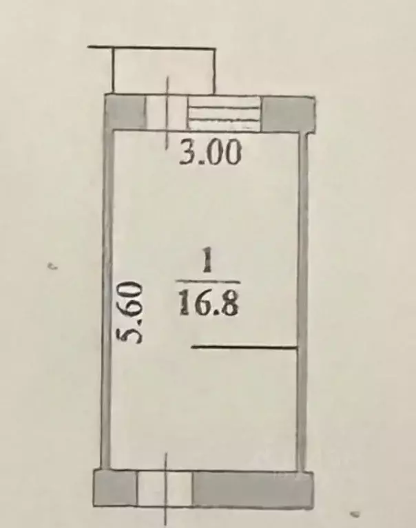 Комната Липецкая область, Липецк ул. Дзержинского, 13 (16.7 м) - Фото 2