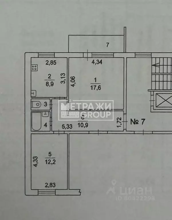 2-к кв. Московская область, Королев Юбилейный мкр, ул. Большая ... - Фото 2