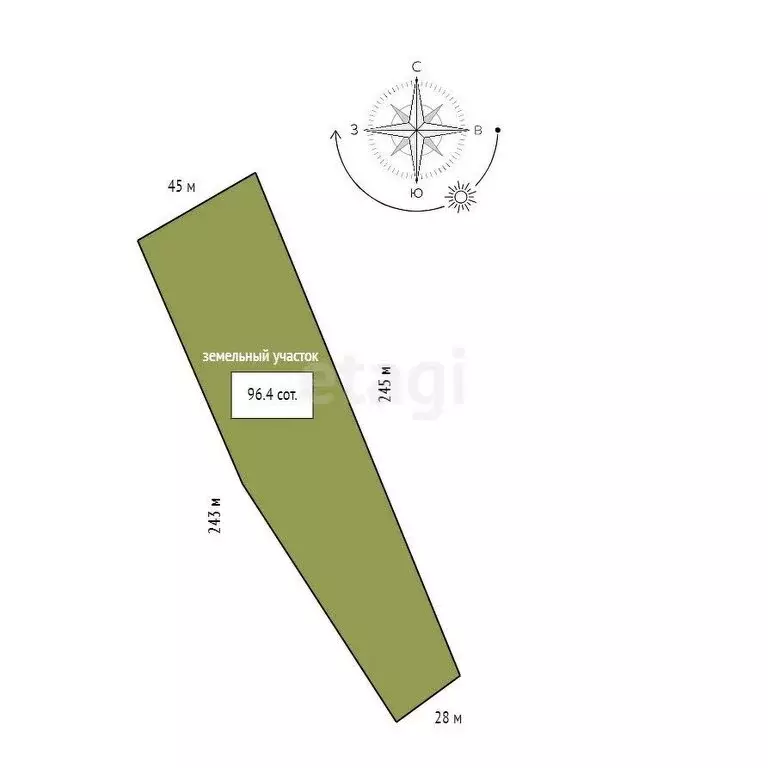 Участок в Красноярский край, Сосновоборский муниципальный округ, село ... - Фото 1