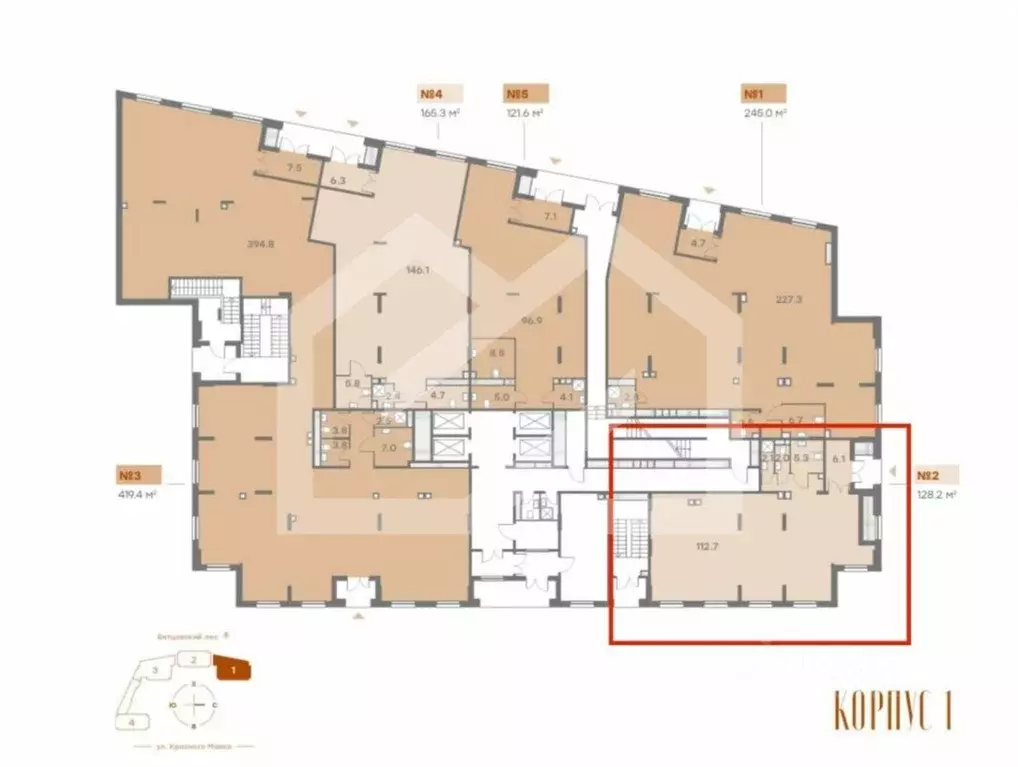 Торговая площадь в Москва ул. Красного Маяка, 26А (128 м) - Фото 2
