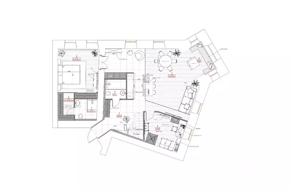 4-к кв. Санкт-Петербург ул. Блохина, 6/3 (149.0 м) - Фото 1