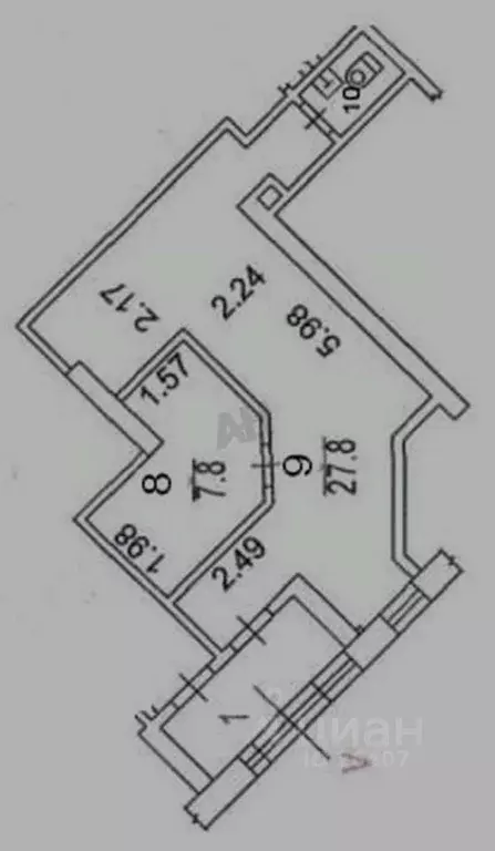 Помещение свободного назначения в Москва Минская ул., 1ГК1 (39 м) - Фото 2