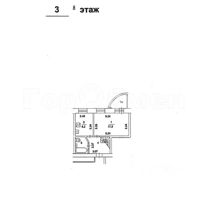 3-к кв. Москва 1-я Владимирская ул., 3к1 (73.7 м) - Фото 2