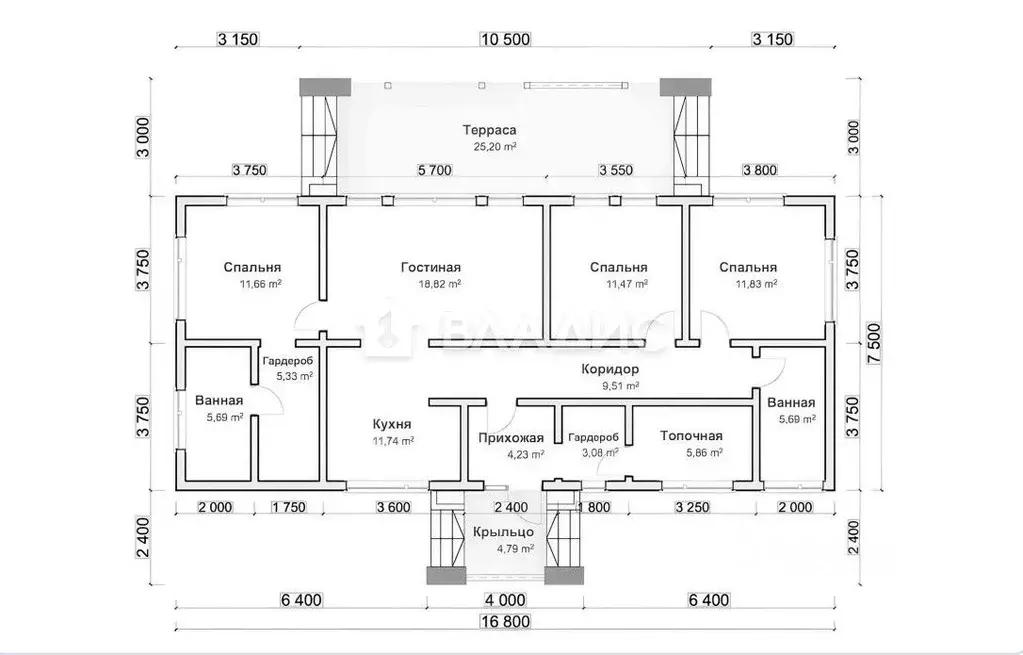 Дом в Ленинградская область, Гатчинский муниципальный округ, д. ... - Фото 2