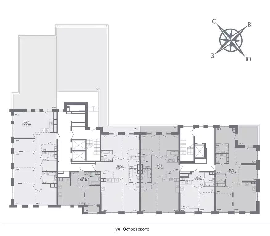 4-к квартира, 178.5 м - Фото 1
