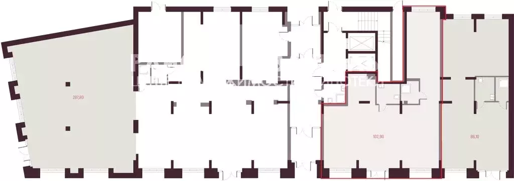 Помещение свободного назначения (102.9 м) - Фото 2