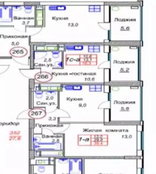 Студия Ставропольский край, Ставрополь ул. 45-я Параллель, 48 (19.0 м) - Фото 2