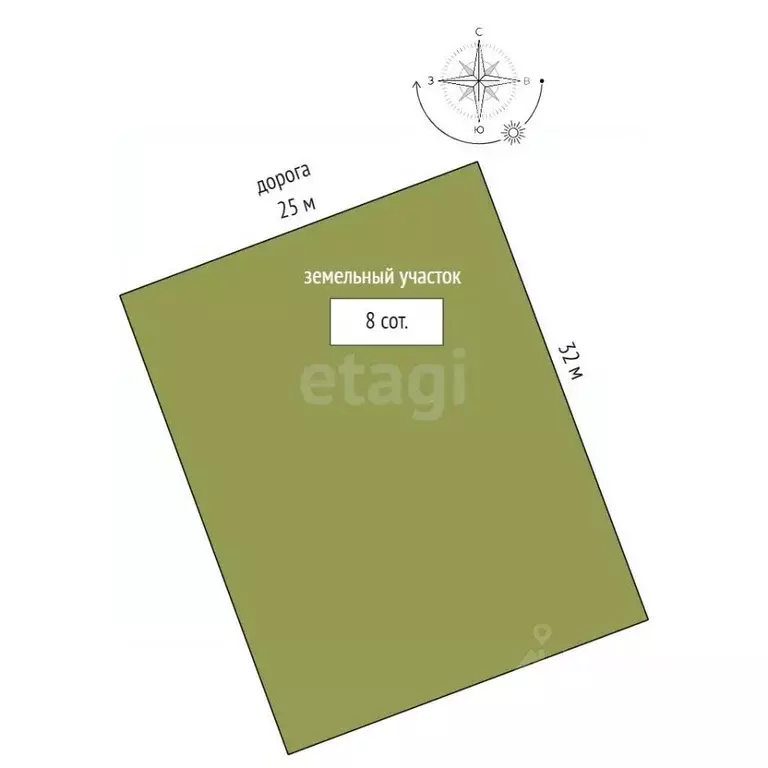 Участок в Забайкальский край, Чита Текстильщик СТ,  (8.0 сот.) - Фото 2