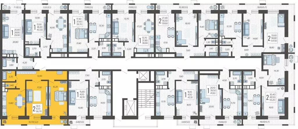 2-комнатная квартира: Краснодар, микрорайон 9-й километр, Ярославская ... - Фото 1