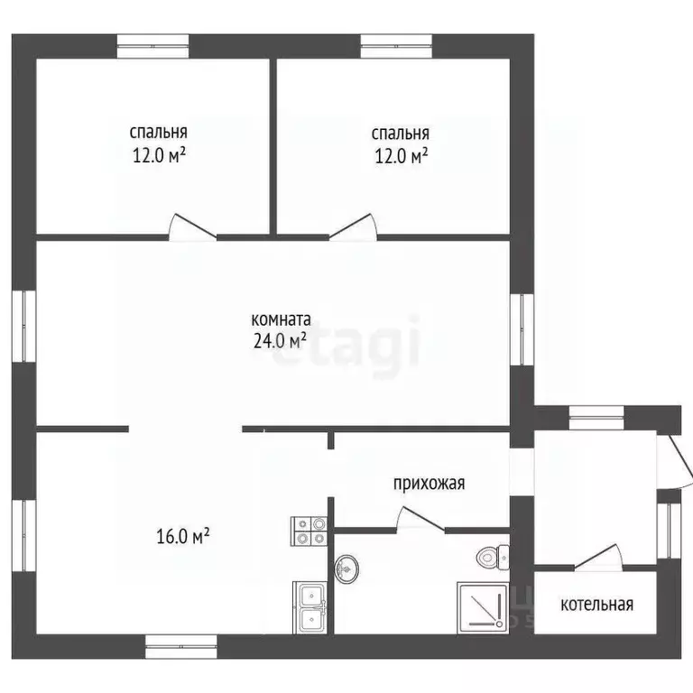 Дом в Забайкальский край, Улетовский муниципальный округ, Дровяная пгт ... - Фото 2