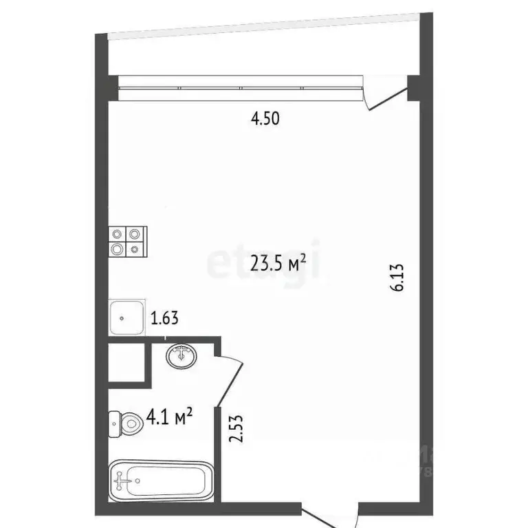 Студия Крым, Ялта муниципальный округ, Кореиз пгт спуск Мисхорский, 1Е ... - Фото 2