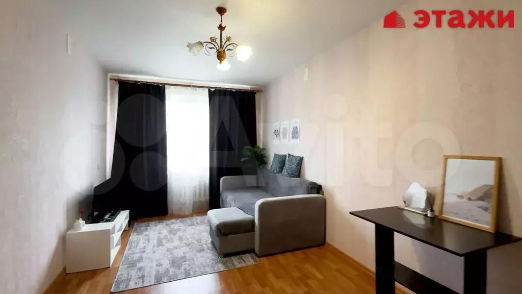 1-к. квартира, 38,2 м, 4/10 эт. - Фото 1