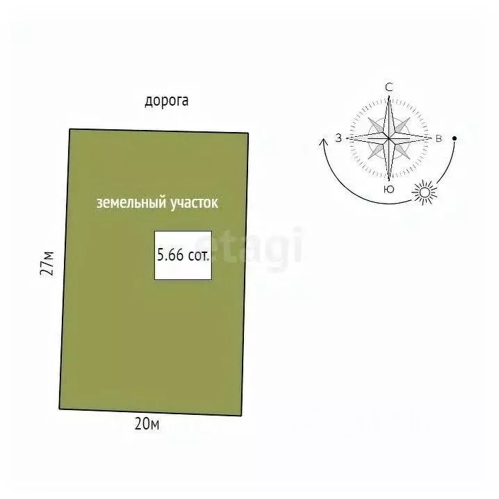 Участок в Ростовская область, Азов Азовский район, Мичуринец-3 мкр,  ... - Фото 2