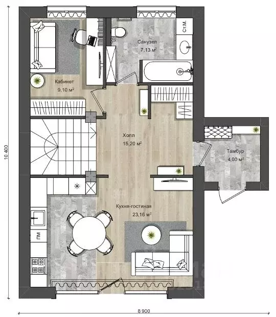 Дом в Калужская область, с. Совхоз Боровский ул. Весенняя (110 м) - Фото 2