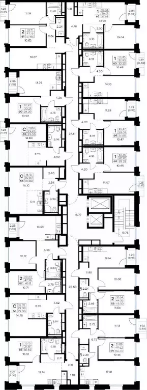1-к кв. Мурманская область, Мурманск Долина Уюта тер.,  (35.82 м) - Фото 2