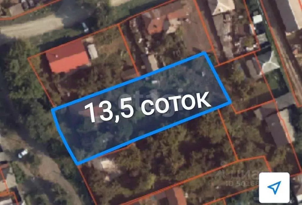 Участок в Саратовская область, Балашов пер. Урицкого, 3 (13.5 сот.) - Фото 2