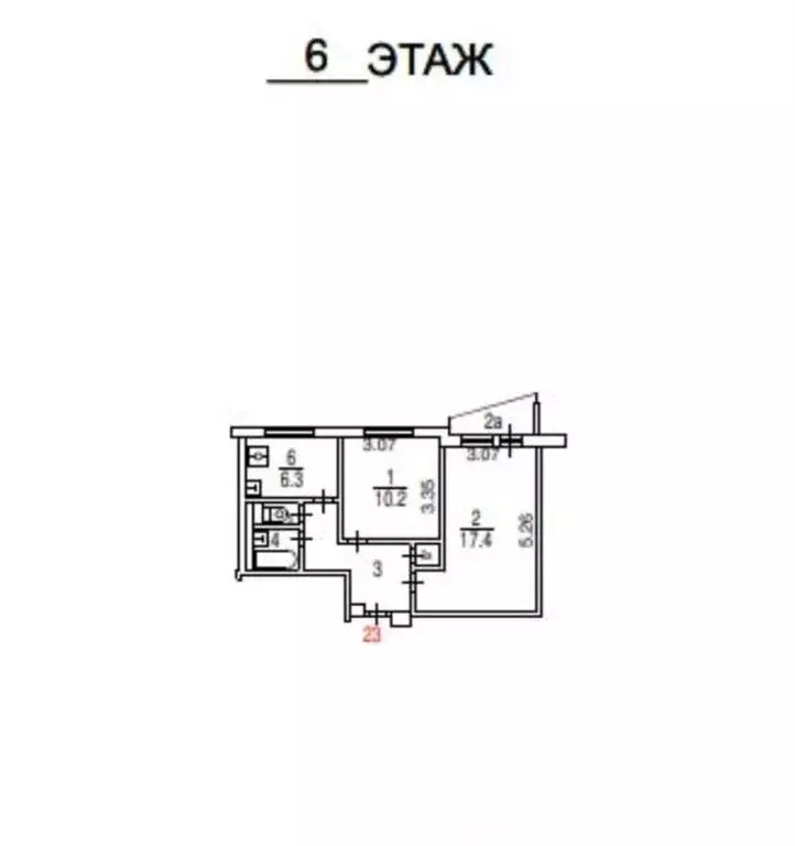 2-комнатная квартира: Москва, Троицкая улица, 10с1 (46 м) - Фото 1