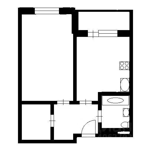 1-к кв. Санкт-Петербург Полтавский проезд, 2 (40.0 м) - Фото 2