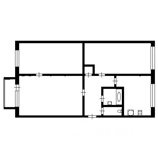 3-к кв. Оренбургская область, Оренбург ул. Монтажников, 14 (62.3 м) - Фото 1