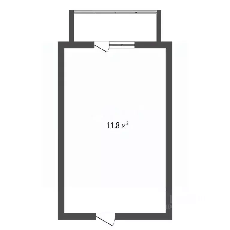 Студия Тюменская область, Тюмень проезд Геологоразведчиков, 48 (16.9 ... - Фото 1