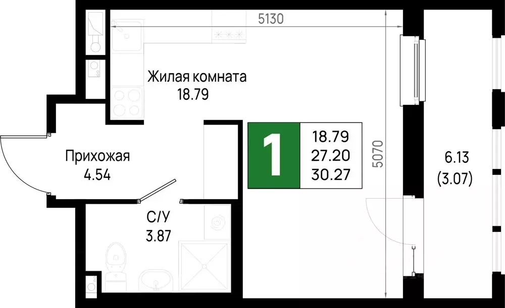 1-к кв. Ленинградская область, Всеволожский район, Свердловское ... - Фото 0