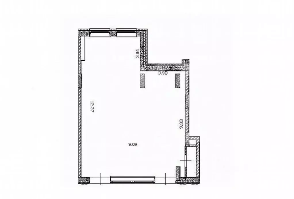 Торговая площадь в Москва ул. Архитектора Щусева, 2к1 (101 м) - Фото 1