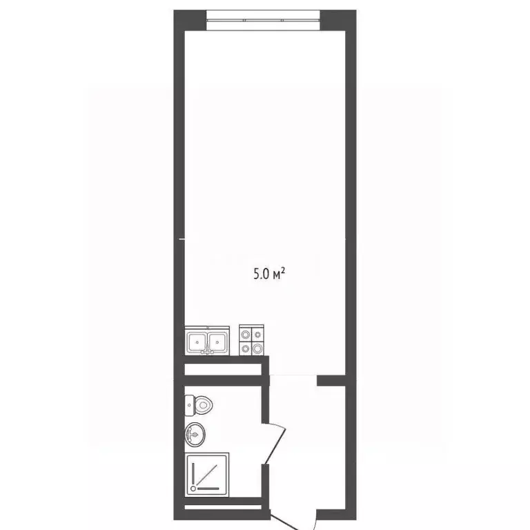 Студия Краснодарский край, Анапа Северная ул., 9Бк2 (26.2 м) - Фото 2
