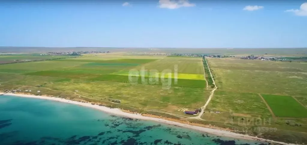 Участок в Крым, Черноморский район, Окуневское с/пос, с. Знаменское ... - Фото 1