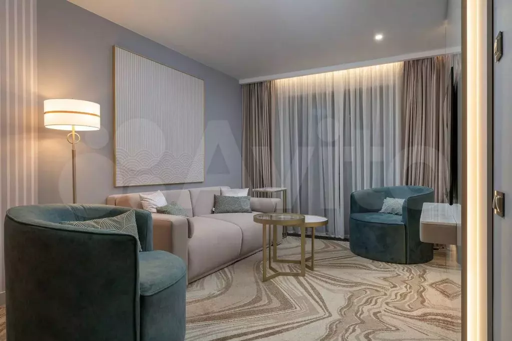 Апартаменты-студия, 49,9 м, 7/10 эт. - Фото 1