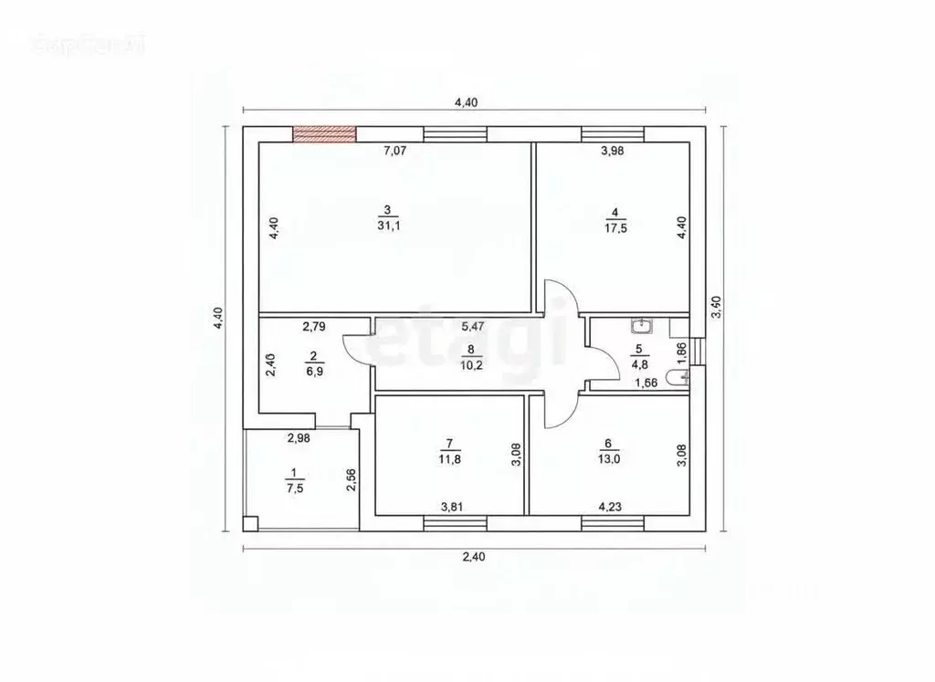 Дом в Оренбургская область, Оренбургский район, Ивановский сельсовет, ... - Фото 1