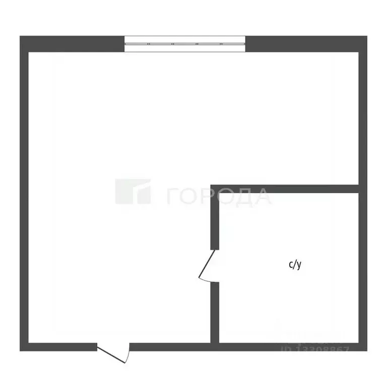 Студия Кемеровская область, Новокузнецк ул. Климасенко, 11/2 (23.6 м) - Фото 2