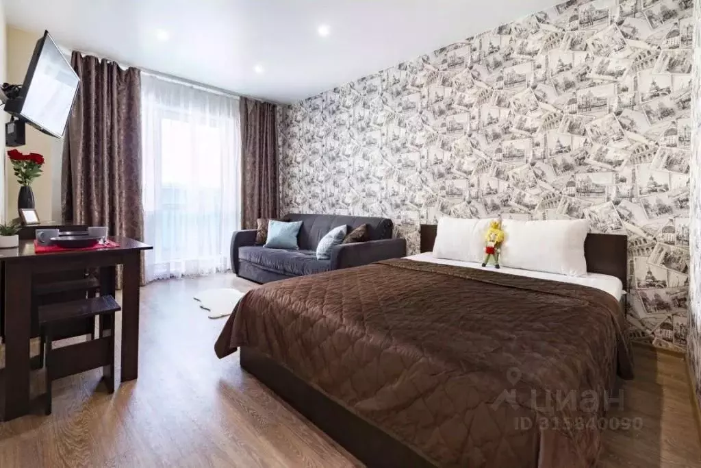 1-к кв. Алтайский край, Барнаул просп. Строителей, 18 (30.0 м) - Фото 0