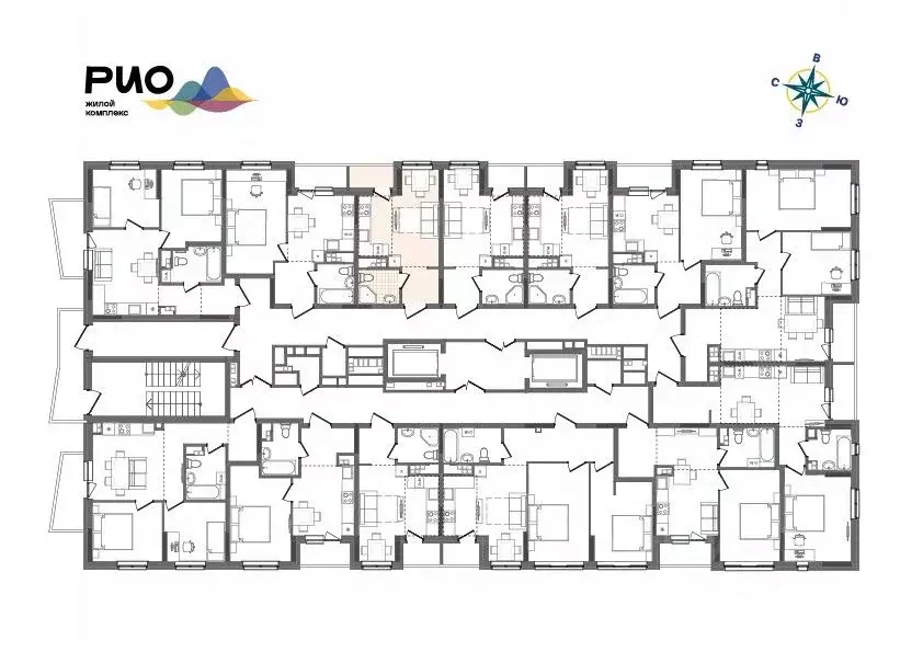 Студия Удмуртия, Ижевск Воткинский жилрайон, Рио жилой комплекс, 2 ... - Фото 2