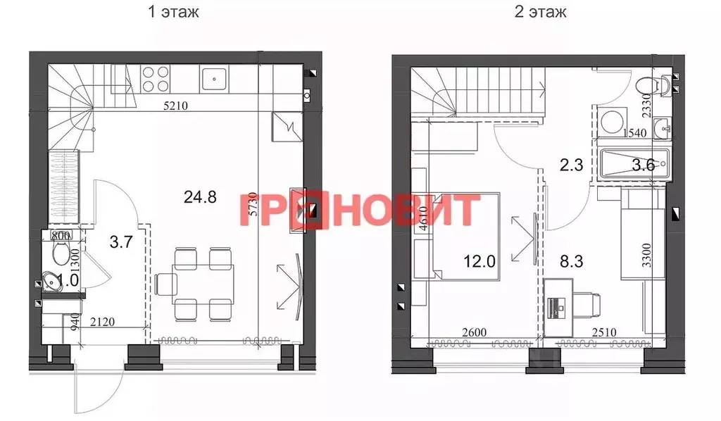 3-к кв. Новосибирская область, Новосибирский район, Мичуринский ... - Фото 1