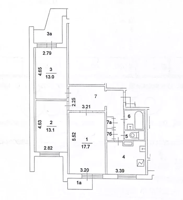 3-к. квартира, 72,4 м, 10/17 эт. - Фото 0