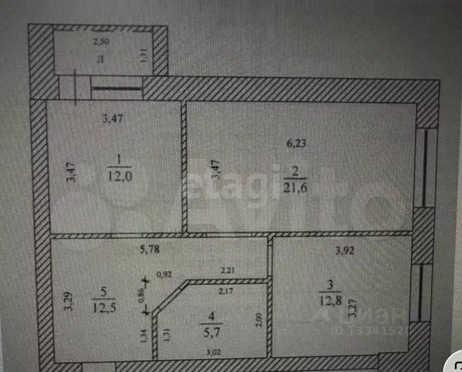 2-к кв. Ульяновская область, Ульяновск ул. Радищева, 73 (66.0 м) - Фото 2