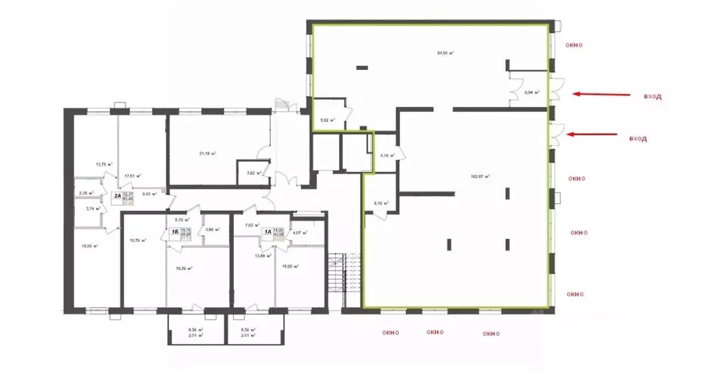 Помещение свободного назначения в Татарстан, Казань ул. Ярдем, 23 (280 ... - Фото 2